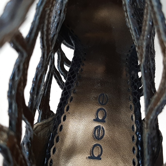 BEBE HEELS EXOTIC LEATHER - Picture 9 of 9